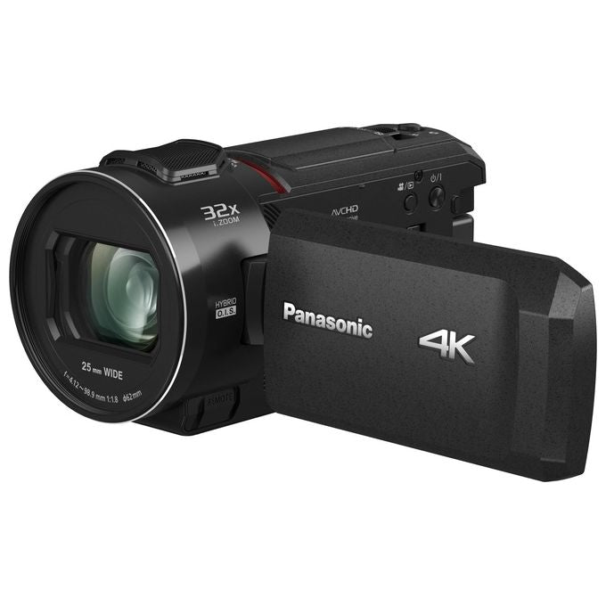 Panasonic HC-VX3E-K Videocamera 4K HC-VX3 Sensore MOS BSI 1-2.5'' Zoom Ottico 24x Risoluzione 4K Ultra HD colore Nero