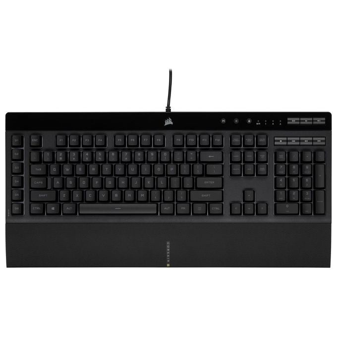 Corsair CH-9226765-IT K55 RGB PRO Tastiera Gaming a Membrana Cablata QWERTY Layout IT LED RGB 5 Zone 6 Macro Tasti IP42 colore Nero