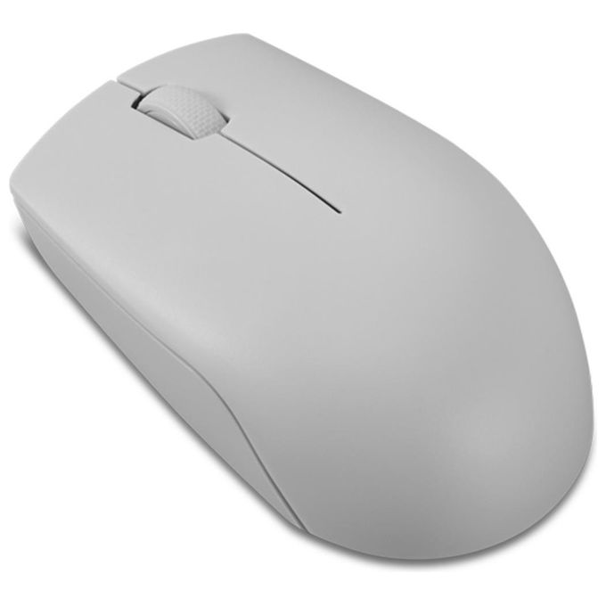 Lenovo GY51L15678 300 Mouse Wireless Compatto Ottico 1000 DPI Nano USB 2.4 GHz colore Grigio