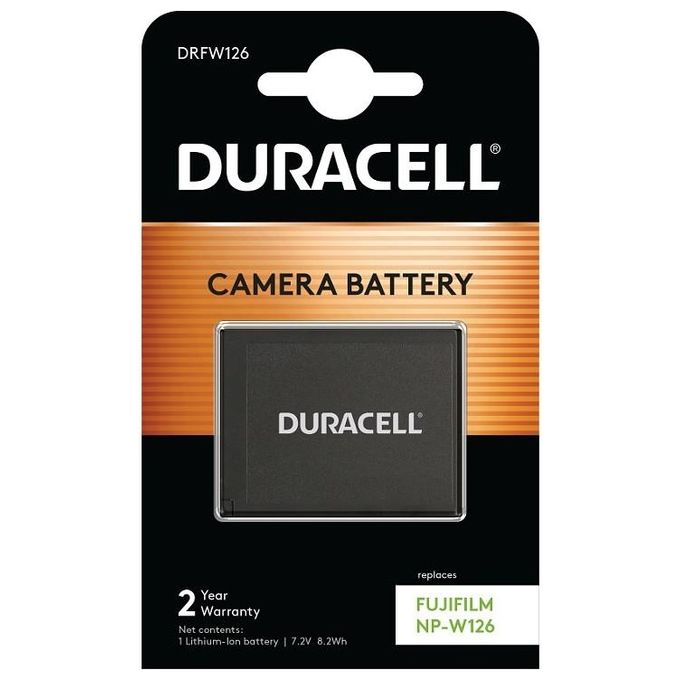 Duracell Batteria Li-Ion 1000mAh per Fujifilm NP-W126