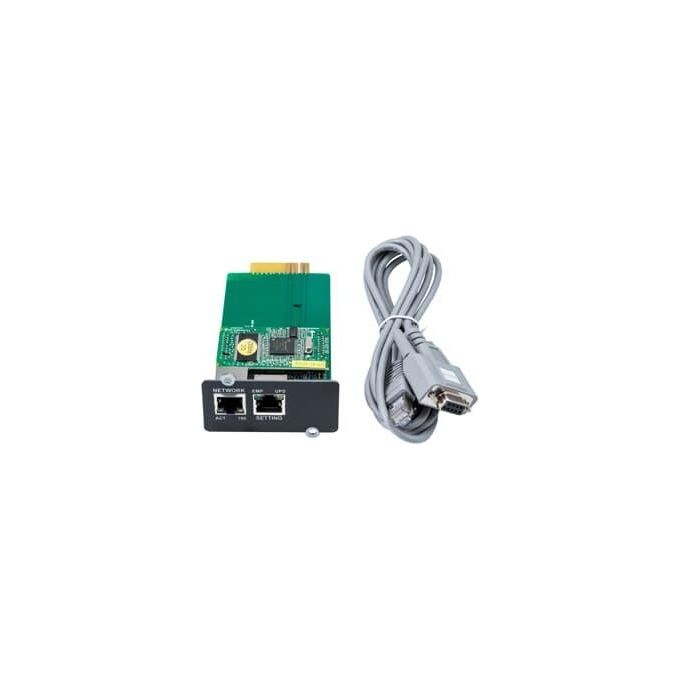 ABB SNMP ADAPTERS Winpower SNMP Card PowerValue Scheda di Interfaccia di Rete per UPS 6-10 kVA compatibile con PV11RT G2 e PV11T G2 colore Nero