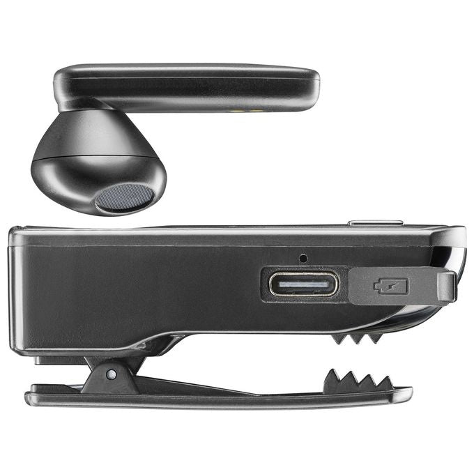 Cellularline BTCLIPPROK Clip Pro Auricolare Mono Bluetooth In-ear con Base di Ricarica e Clip Bluetooth 5.3 ANC 5h colore Nero