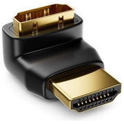 Techly Adattatore Hdmi M-F 90 Gradi Verso il Basso