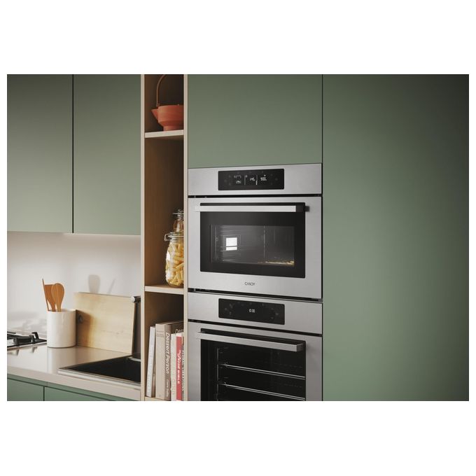 Candy CA4MWP9G6NQB Forno a microonde da incasso combinato con grill 44 L 900 W tecnologia Inverter Air Fry Wi-Fi colore Acciaio inox Nero (59.5x45.5x55.5 cm)