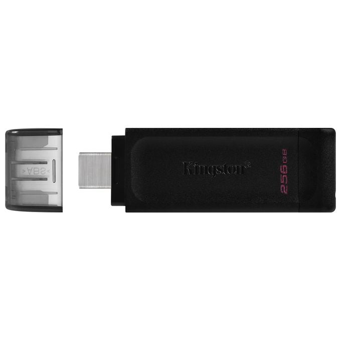 Kingston Technology 70 Unita' Flash USB 256Gb USB tipo-C 3.2 Gen 1 Nero