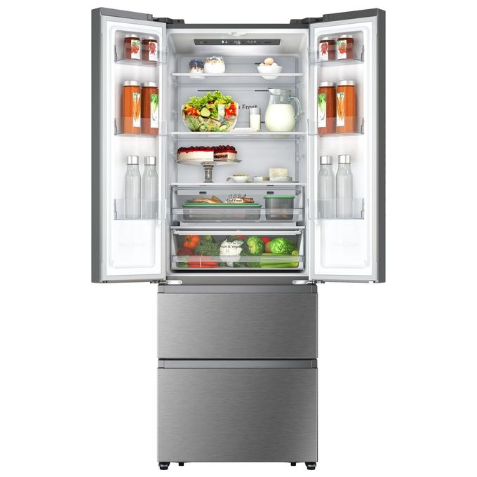 Hisense RF632N4BCE Frigorifero French Door 485 L 200 cm Classe E 38 dB Total No Frost Multi Air Flow colore Acciaio Inox