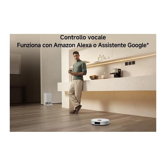 Xiaomi BHR8859EU X20 Pro Robot aspirapolvere LDS 2,5 L autonomia 160 min 7000 Pa Wi-Fi app lavapavimenti stazione All-in-one colore Bianco