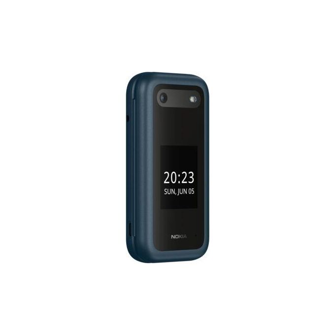 Nokia 1GF011OPG1A02 2660 Flip Telefono Cellulare 4G Dual Sim Display 2.8'' Tasto SOS Radio FM Bluetooth colore Blu
