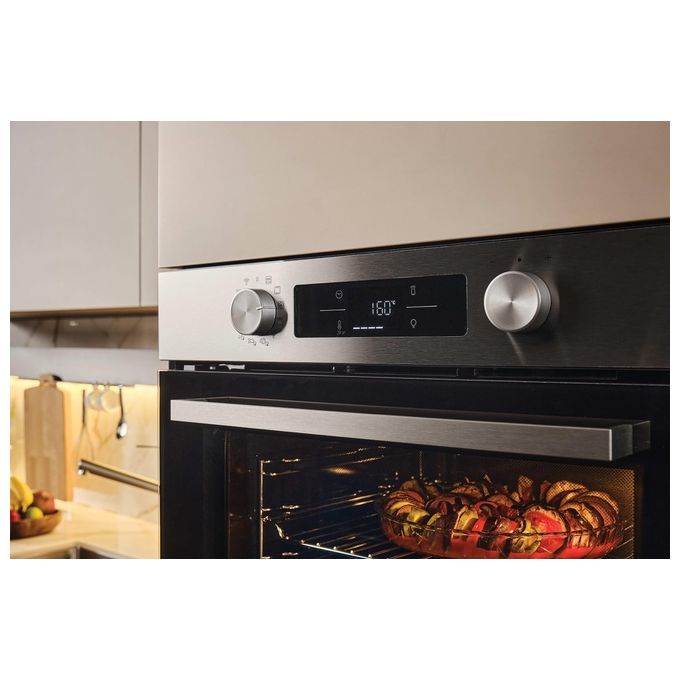 Candy CA6 N5B3EHTX Forno da incasso Elettrico Multifunzione 78 L Classe A++ Easy Steam Wi-Fi hOn 11 Programmi (60x60x60 cm) colore Nero Inox