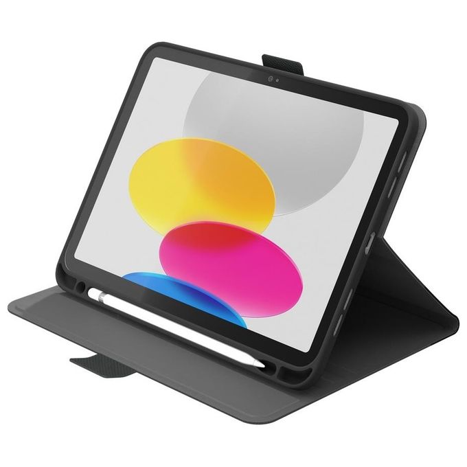 Cygnett BSA-MPA-CY4391TEKVI TekView Custodia a libro per iPad 10ª generazione 2022 con supporto multi-angolo porta Apple Pencil integrato chiusura magnetica colore Nero Grigio