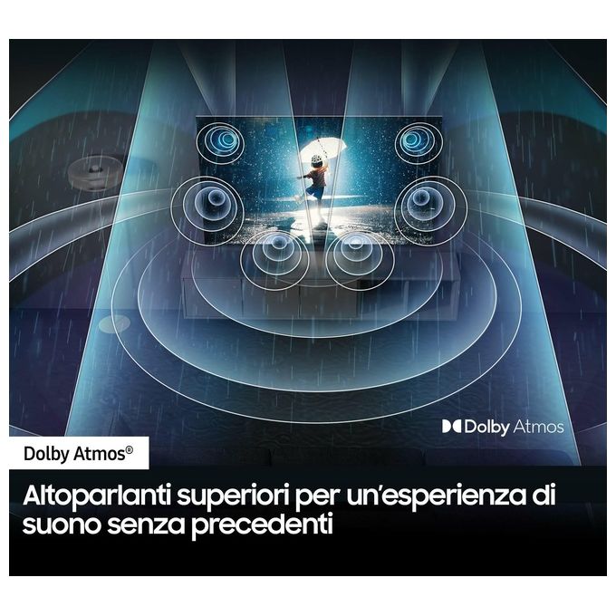 Samsung 8806095564968 S90 TV OLED 83'' 4K AI HDR+ Processore NQ4 AI GEN2 Motion Xcelerator 144Hz Design LaserSlim Dolby Atmos colore Graphite Black