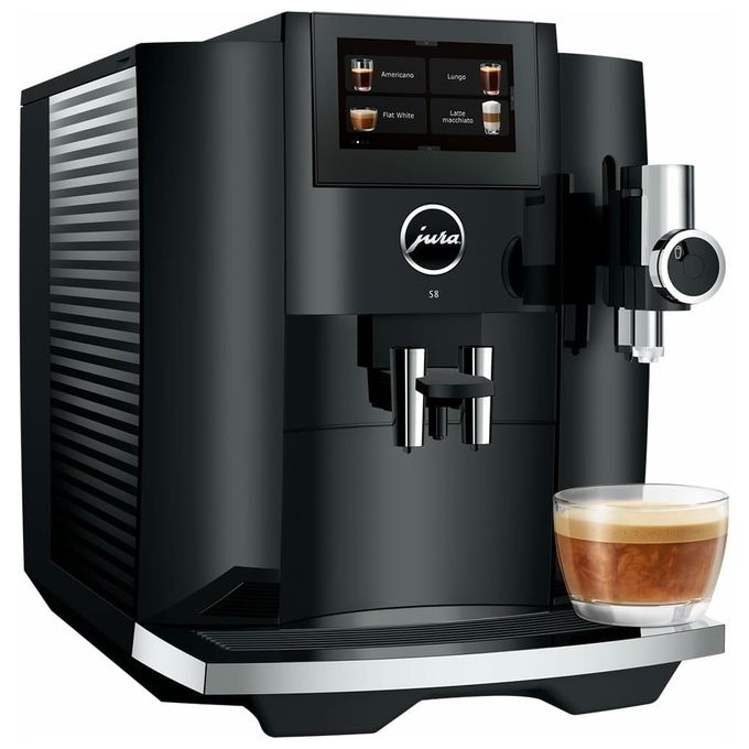 Jura 15482 S8 Macchina da caffe' Automatica 1.9 L 15 bar 1450 W 27 Specialita' Display Touch 4.3'' Wi-Fi Sweet Foam colore Nero