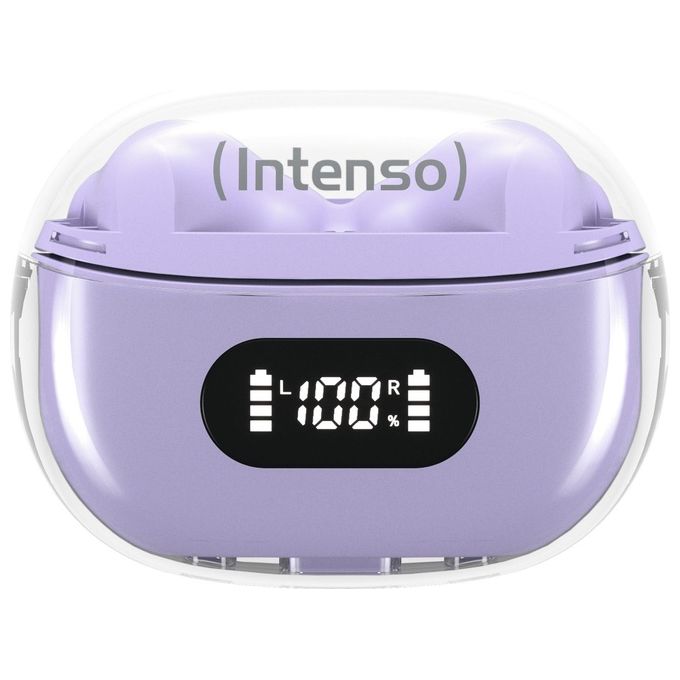 Intenso T313AE Buds Plus Auricolari TWS Bluetooth 5.4 ANC ENC 25h autonomia colore Viola