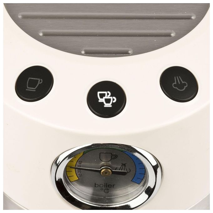 G3 Ferrari G1016801 Amarcord Macchina da caffe' Espresso 1.4 L 15 bar 1350 W Cappuccinatore Termometro Cialde ESE colore Crema