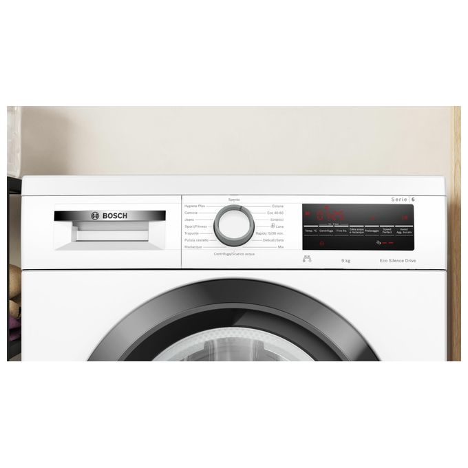 Bosch WUU28T29II Serie 6 Lavatrice Carica Frontale 9 Kg 1400 rpm Classe A ActiveWater Plus EcoSilence Drive (85x60x60 cm) colore Bianco