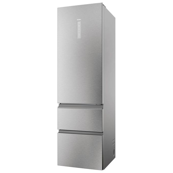 Haier HTW5620DNMG 3D 60 Serie 5 Frigorifero Combinato 414 L 205 cm Classe D 35 dB No Frost Wi-Fi colore Argento