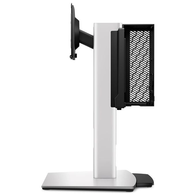Dell DELL-CFS25 Supporto Monitor CFS25 Regolabile in Altezza 150 mm Rotazione ±45° Inclinazione -5° a +21° VESA 100x100 mm colore Argento