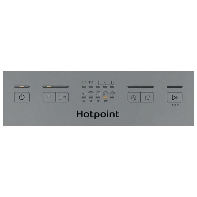 Hotpoint H2F HL626 X Lavastoviglie Libera Installazione 14 coperti Classe E 46 dB Motore Inverter (85x60x59 cm) colore Acciaio Inox