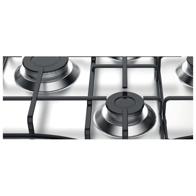 Hotpoint PCN642IXHAR Piano cottura Gas 60 cm 4 fuochi Accensione elettronica Sicurezza elettromagnetica colore Acciaio Inox