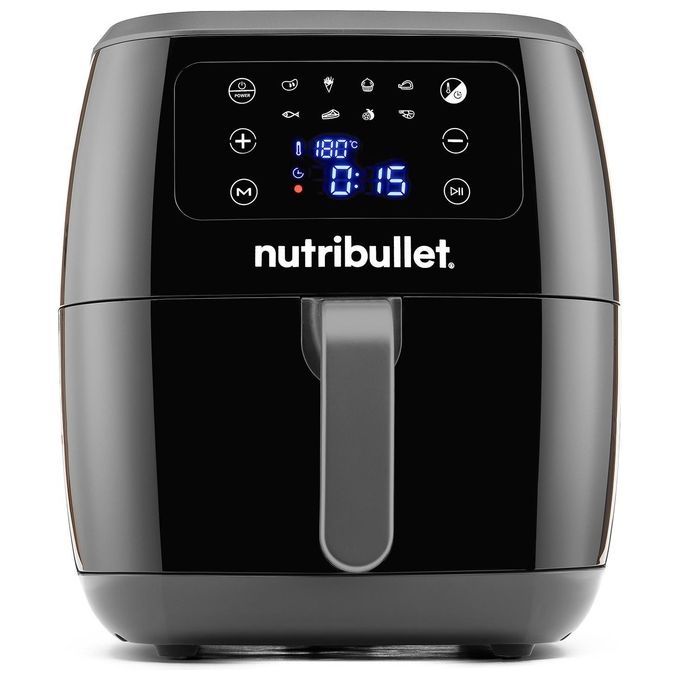 NutriBullet NBA07100 XXL Friggitrice ad aria 7 L 1800 W 8 programmi Display touch colore Nero