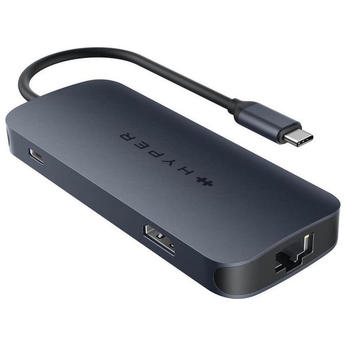 Targus HD4004GL HyperDrive Next Hub USB-C 8 Porte con Power Delivery 140W HDMI 4K 60Hz Lettore SD-MicroSD Ethernet Gigabit colore Blu