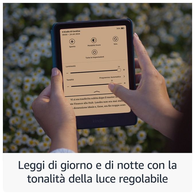 Amazon B0CFPXBJ9Y Kindle Paperwhite 12a Generazione Ebook Reader 7'' 16 GB Wi-Fi Bluetooth IPX8 con Pubblicita' colore Nero