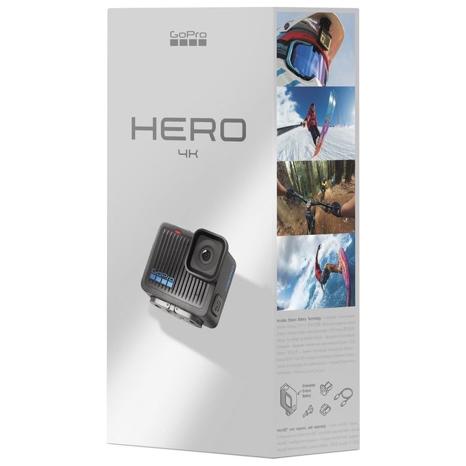 GoPro Hero Action Cam Nera 4K Ultra HD 12MP Impermeabile Wi-Fi