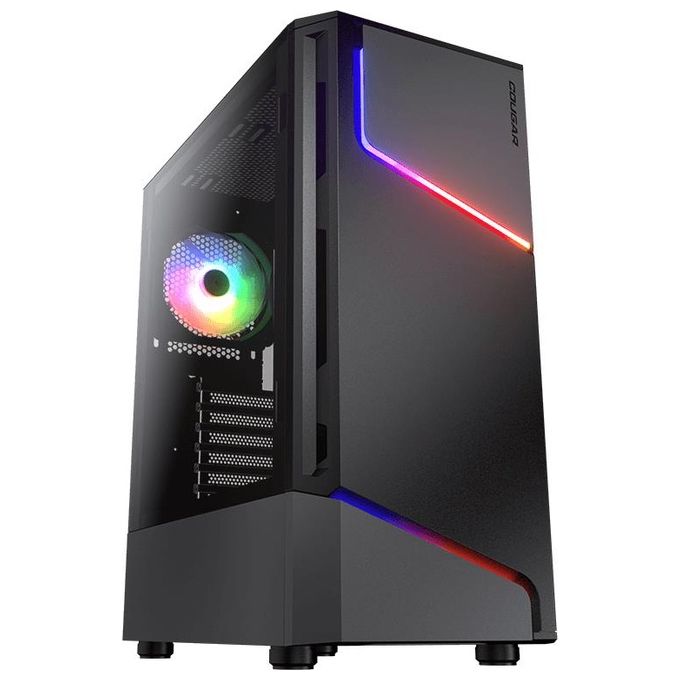 Cougar MX360 RGB Case Midi Tower ATX Vetro Temperato ARGB Radiatore 360 mm 7 Slot colore Nero