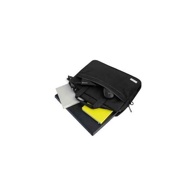 Atlantis P004-K265-A0-17 Borsa per Notebook Valigetta 17'' Nylon Tracolla Sistema Trolley colore Nero