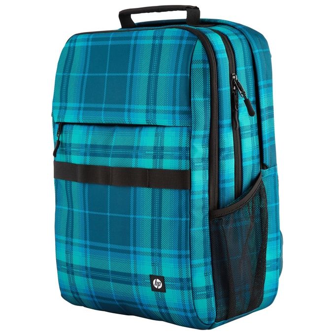 HP 7J594AA Zaino Campus XL per Laptop fino a 16.1'' con Cerniera Bloccabile e Materiale Antipioggia colore Blu