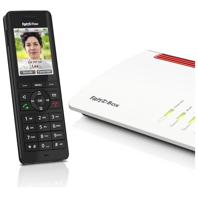 FRITZ! 20002966 FRITZ!Fon X6 Telefono DECT Senza Fili Vivavoce Display IPS 2.4'' Segreteria Telefonica colore Nero