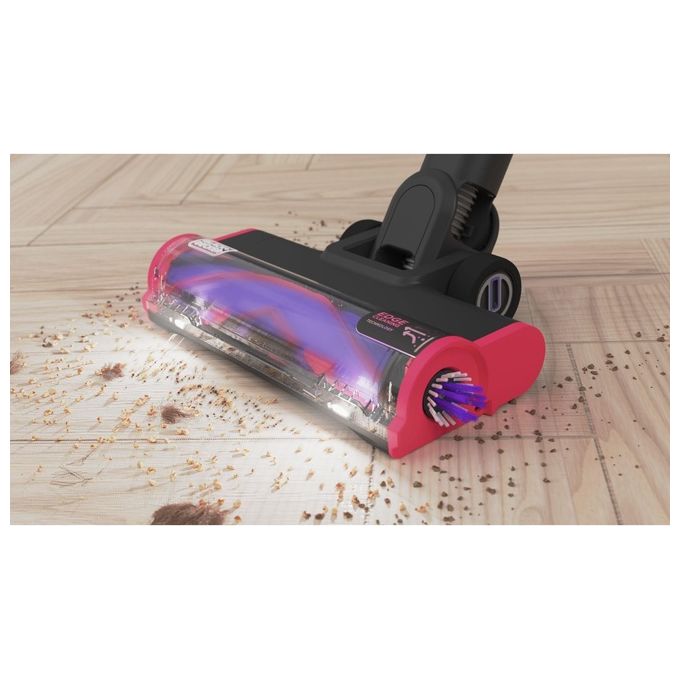 Black and Decker BHFEA640WG Scopa Elettrica Ricaricabile Senza Sacchetto Ciclonica 0,75 L 24 V 35 min colore Nero Acciaio Inox