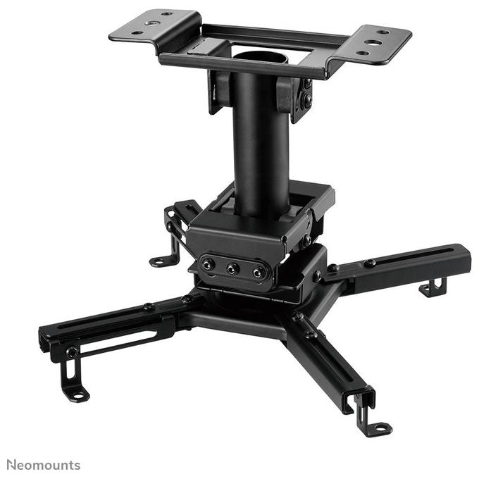 Neomounts CL25-530BL1 Supporto a soffitto per proiettore capacita' 45 Kg regolazione completa inclinazione ±20° rotazione 360° gestione cavi interna colore Nero