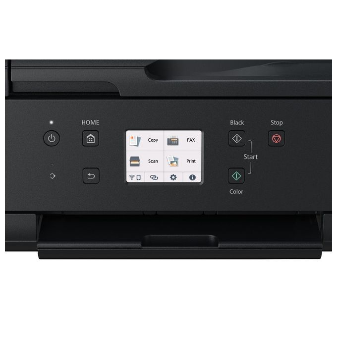 Canon PIXMA TR7650 Stampante Multifunzione 4 in 1 Getto d'Inchiostro 5 Cartucce Wi-Fi Stampa Fronte Retro Automatica ADF LCD Touch 4800 x 1200 DPI colore Nero