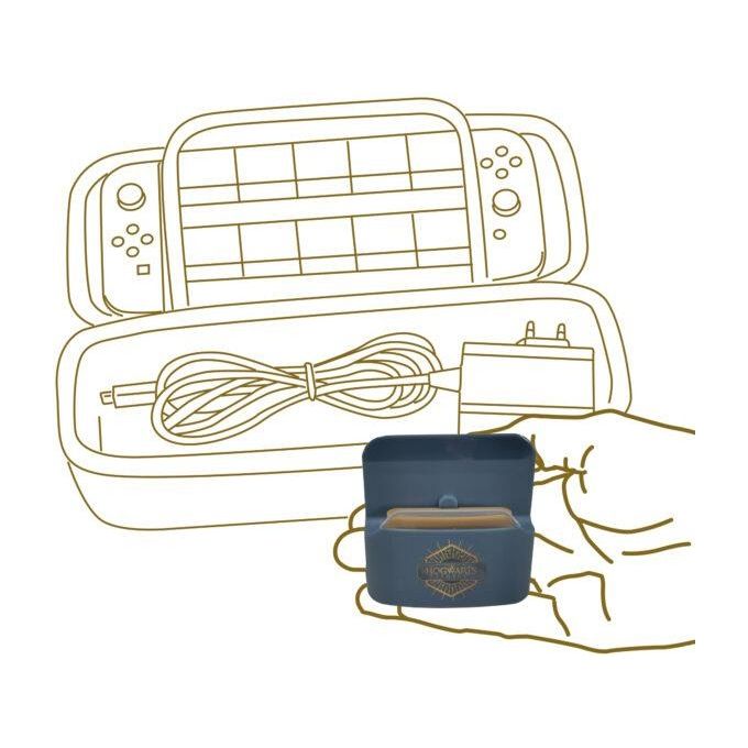 Freaks And Geeks Dock e Stand 2 in 1 Hogwarts Legacy Nintendo Switch OLED HDMI ricarica connessione TV colore Nero