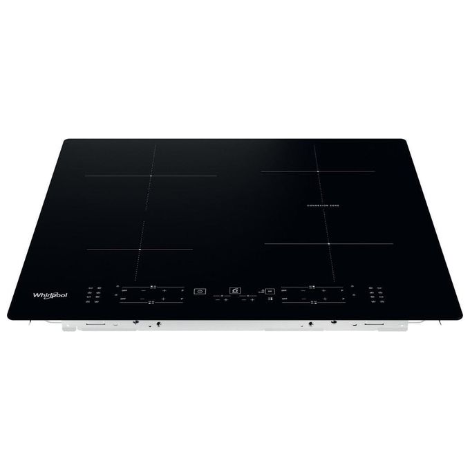 Whirlpool WBB8360NE Piano cottura a Induzione 59 cm 4 zone ConnexionZone Booster 6°Senso Touch colore Nero
