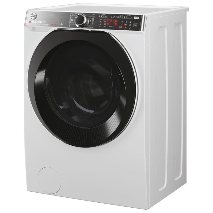Hoover H5DPB4149AMBC-S H-WashandDry 550 Lavasciuga Frontale 14-9 Kg 1400 rpm Classe A Inverter Vapore Wi-Fi (85x60x67 cm) colore Bianco
