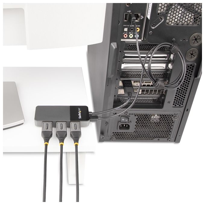Startech MST14DP123DP Hub Mst Displayport a 3 Porte  Dp 1.4