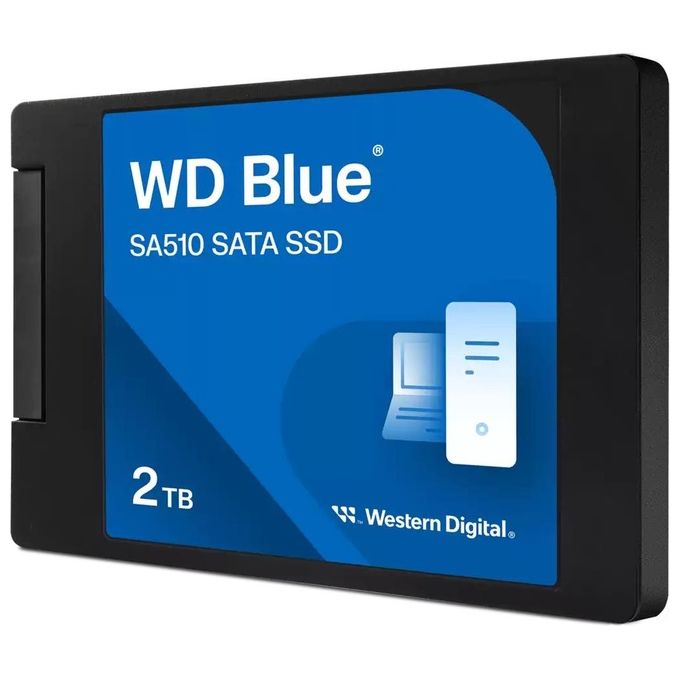 Western Digital WDS200T3B0A Blue SA510 SSD Interno 2.5'' SATA III 2000 GB 560 MB-s 3D NAND