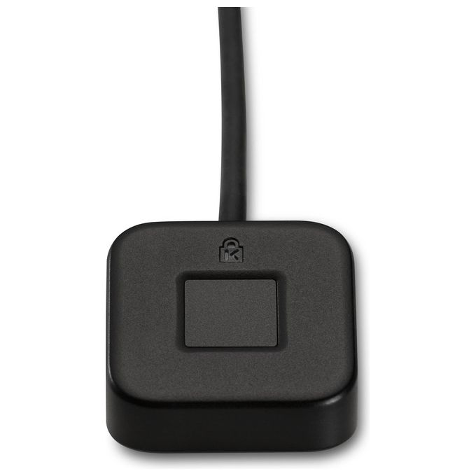 Kensington K62330WW VeriMark Desktop Chiavetta Lettore Impronte Digitali USB 2.0 FIDO U2F FIDO2 Windows Hello 10 impronte colore Nero