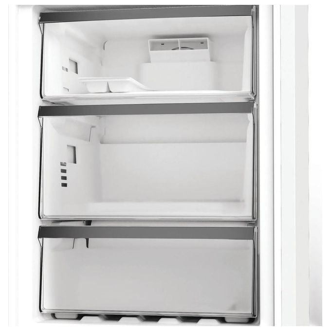 Whirlpool WHK26404XP5E Frigorifero Combinato 355 L 203,5 cm Classe D 35 dB No Frost Multi-Airflow colore Acciaio Inox