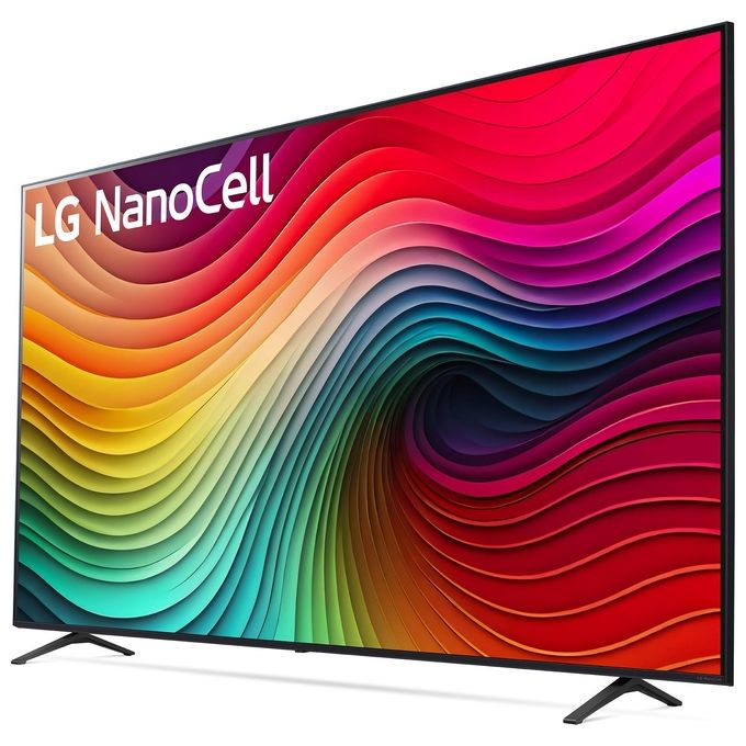 LG 86NANO81T6A NanoCell Smart TV 86'' 4K Ultra HD 120Hz HDR10 webOS 24 Game Optimizer Wi-Fi 5 colore Blu