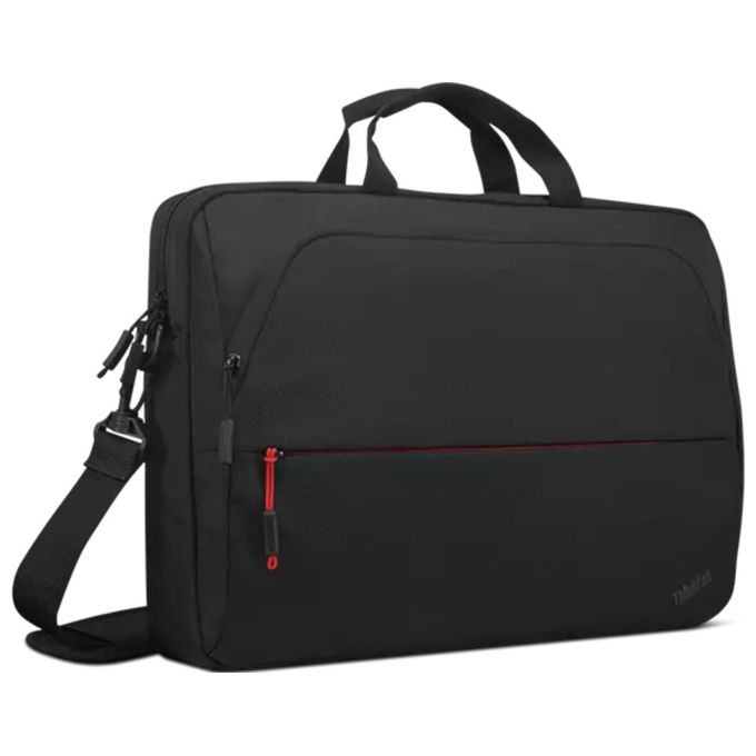Lenovo 4X41D97727 ThinkPad Essential Topload Eco Borsa per Notebook 13'' 14'' Nylon Riciclato Tracolla Regolabile Fascia Trolley colore Nero