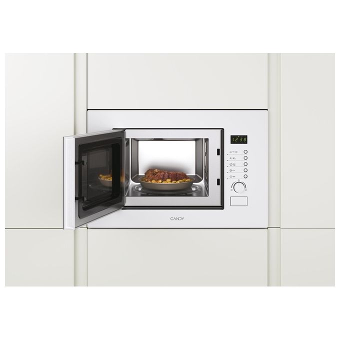 Candy MIC20GDFBIT Forno a microonde da incasso con grill 20 L 800 W Classe C 13 programmi colore Bianco