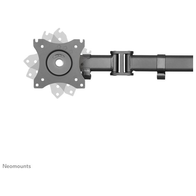 NewStar NeoMounts NM-D135BLACK KIT_ montaggio Nero Morsa per Monitor 10-30''
