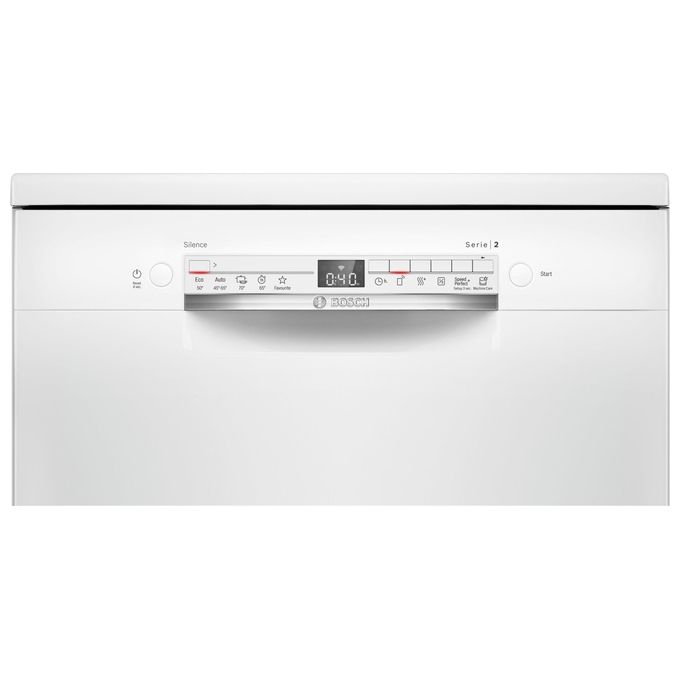 Bosch SMS2HTW02E Serie 2 Lavastoviglie Libera Installazione 13 coperti Classe D 46 dB WiFi Home Connect (85x60x60 cm) colore Bianco