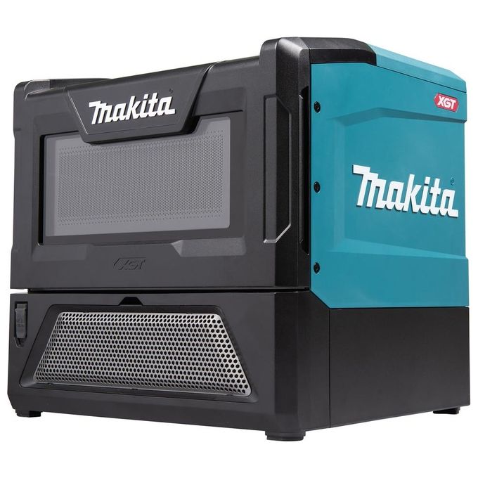 Makita MW001GZ Microonde Cordless 8 L 500 W con Display LED e Controllo Elettronico colore Nero Verde