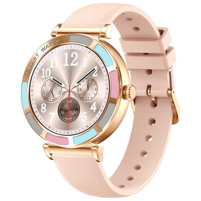 Trevi T-FIT 245L Smartwatch con Funzione Chiamata Wireless Display Full Touch 1.27'' IPS Bluetooth 5.0 Resistente all'Acqua IP67 colore Rosa