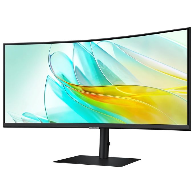 Samsung LS34C652UAUXEN ViewFinity S6 Monitor Curvo 34'' VA WQHD 3440x1440 100Hz USB-C 90W colore Nero