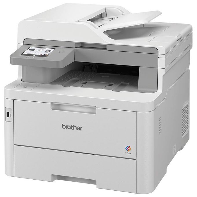 Brother MFCL8390CDWRE1 Stampante Multifunzione LED 4 in 1 30 ppm Fronte Retro ADF 50 fogli WiFi LAN NFC Touchscreen colore Bianco